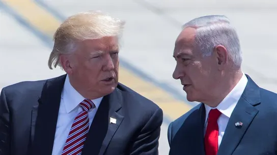 Donald Trump con Netanyahu Donald Trump con Netanyahu.