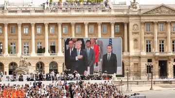 Donald Trump el 4 de julio en Francia
