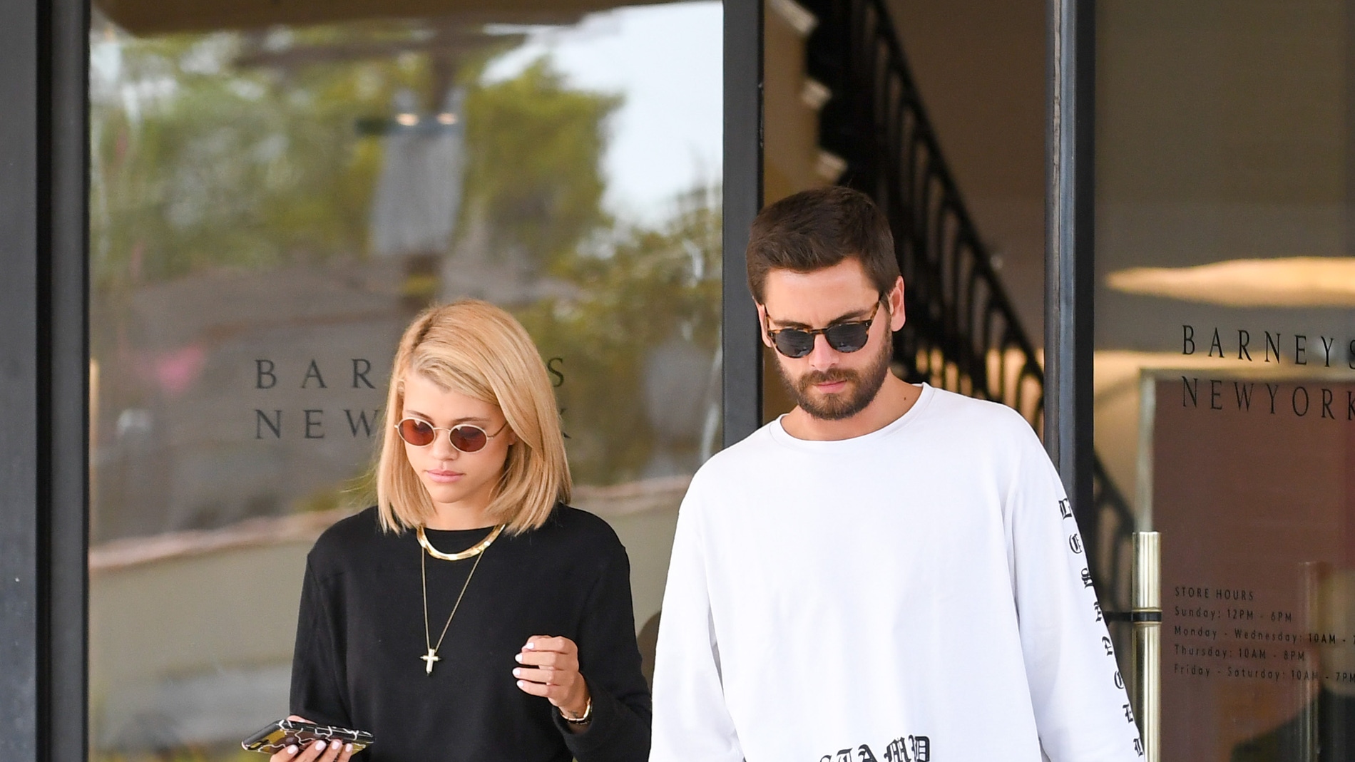 Scott Disick de compras en Los Ángeles junto a Sofia Richie