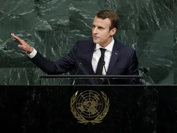 Macron se estrena en la ONU Macron se estrena en la ONU