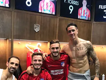 Fernando Torres en el Wanda Fernando Torres en el Wanda