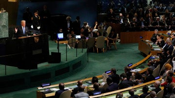 Donald Trump, ante la Asamblea General de la ONU