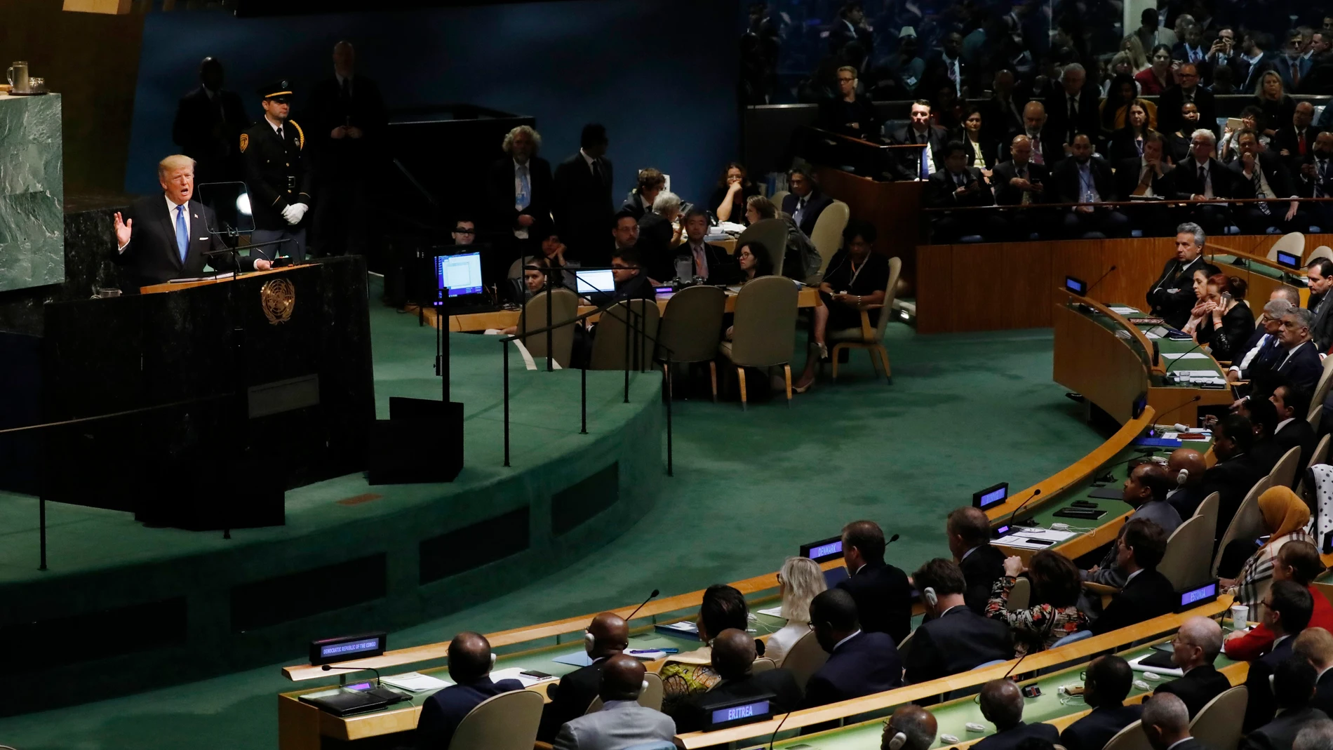 Donald Trump, ante la Asamblea General de la ONU Donald Trump, ante la Asamblea General de la ONU