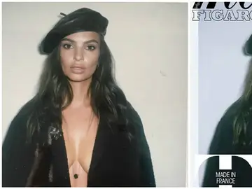 Emily Ratajkowski muestra cómo han retocado su imagen para la revista Emily Ratajkowski muestra cómo han retocado su imagen para la revista