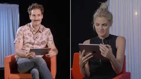 Álex Gadea y Amaia Salamanca, cara a cara con sus personajes en ‘Tiempos de Guerra’ Álex Gadea y Amaia Salamanca, cara a cara con sus personajes en ‘Tiempos de Guerra’