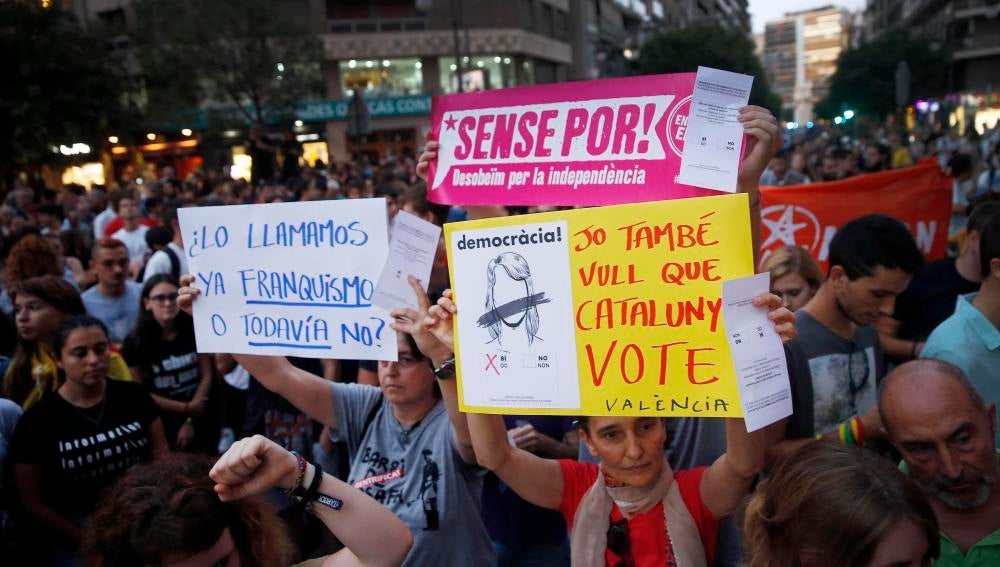Manifestación por la defensa de la libertad de expresión