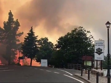 Medios aéreos y terrestres trabajan en la extinción de un incendio en Gran Canaria Medios aéreos y terrestres trabajan en la extinción de un incendio en Gran Canaria