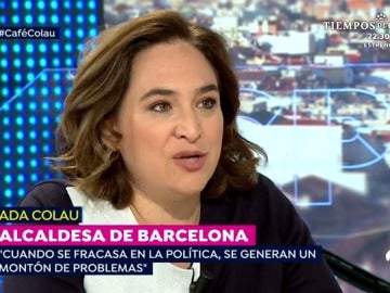 Ada Colau: "Siempre estamos a tiempo de dialogar y de llegar a una mesa de negociación política antes del choque de trenes del 1-O"