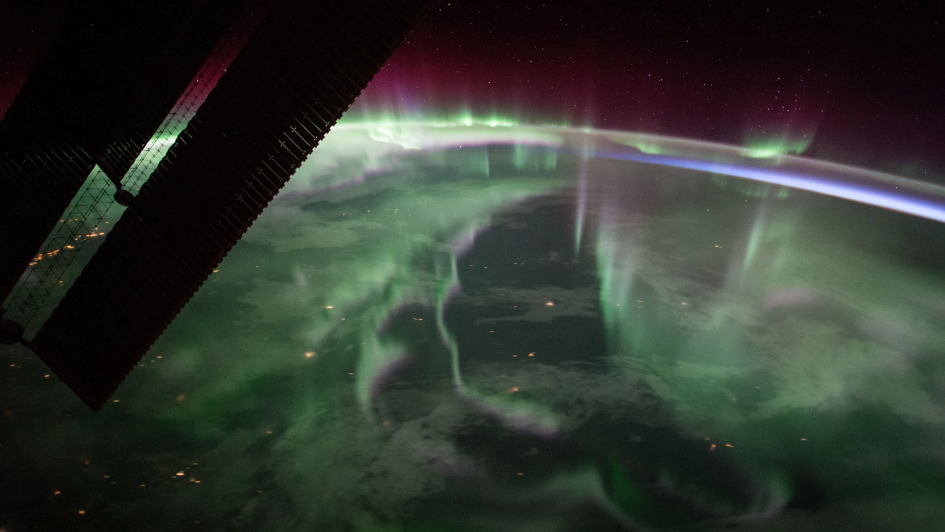 Imagen captado desde la Estación Espacial Internacional Imagen captado desde la Estación Espacial Internacional