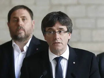 El presidente de la Generalitat, Carles Puigdemont El presidente de la Generalitat, Carles Puigdemont