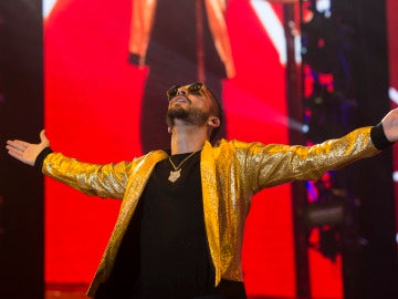 Maluma durante su concierto en Madrid Maluma durante su concierto en Madrid