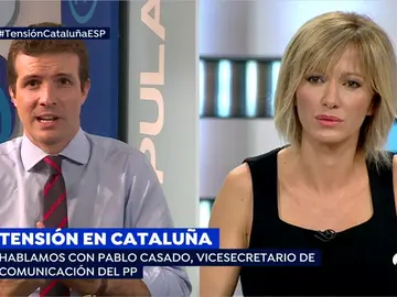 Casado: "A tiempo están Puigdemont y Junqueras de parar una convocatoria ilegal y de convocar elecciones anticipadas" Casado: "A tiempo están Puigdemont y Junqueras de parar una convocatoria ilegal y de convocar elecciones anticipadas"