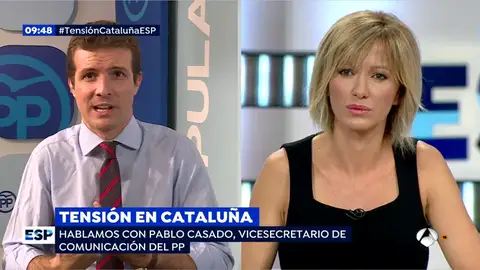 Casado: "A tiempo están Puigdemont y Junqueras de parar una convocatoria ilegal y de convocar elecciones anticipadas" Casado: "A tiempo están Puigdemont y Junqueras de parar una convocatoria ilegal y de convocar elecciones anticipadas"