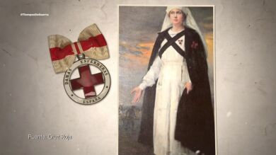 El papel de Carmen Angoloti en la Cruz Roja, una mujer de armas tomar