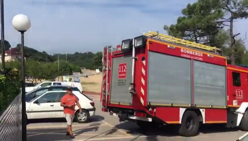 Cinco jubilados, en estado crítico tras producirse un incendio en un hotel de Isla (Cantabria)