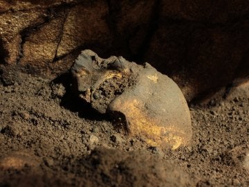Descubren un cráneo completo de 5.000 años en una cueva de Alicante