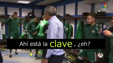 La arenga premonitoria del Betis en el Bernabéu: 