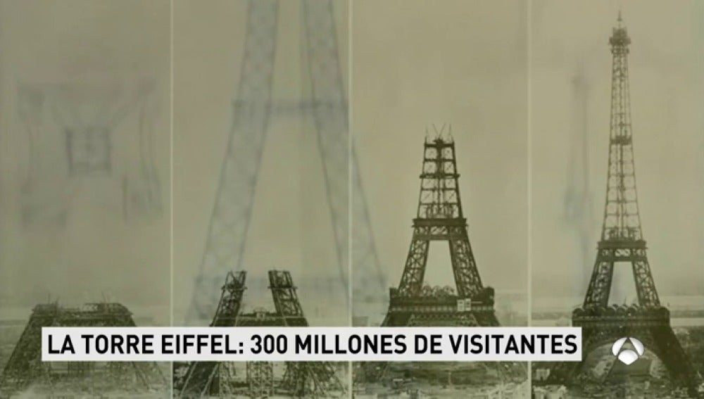 La Torre Eiffel ha recibido 300 millones de visitantes desde su apertura al público en 1889 