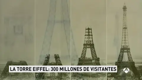 La Torre Eiffel ha recibido 300 millones de visitantes desde su apertura al público en 1889 La Torre Eiffel ha recibido 300 millones de visitantes desde su apertura al público en 1889