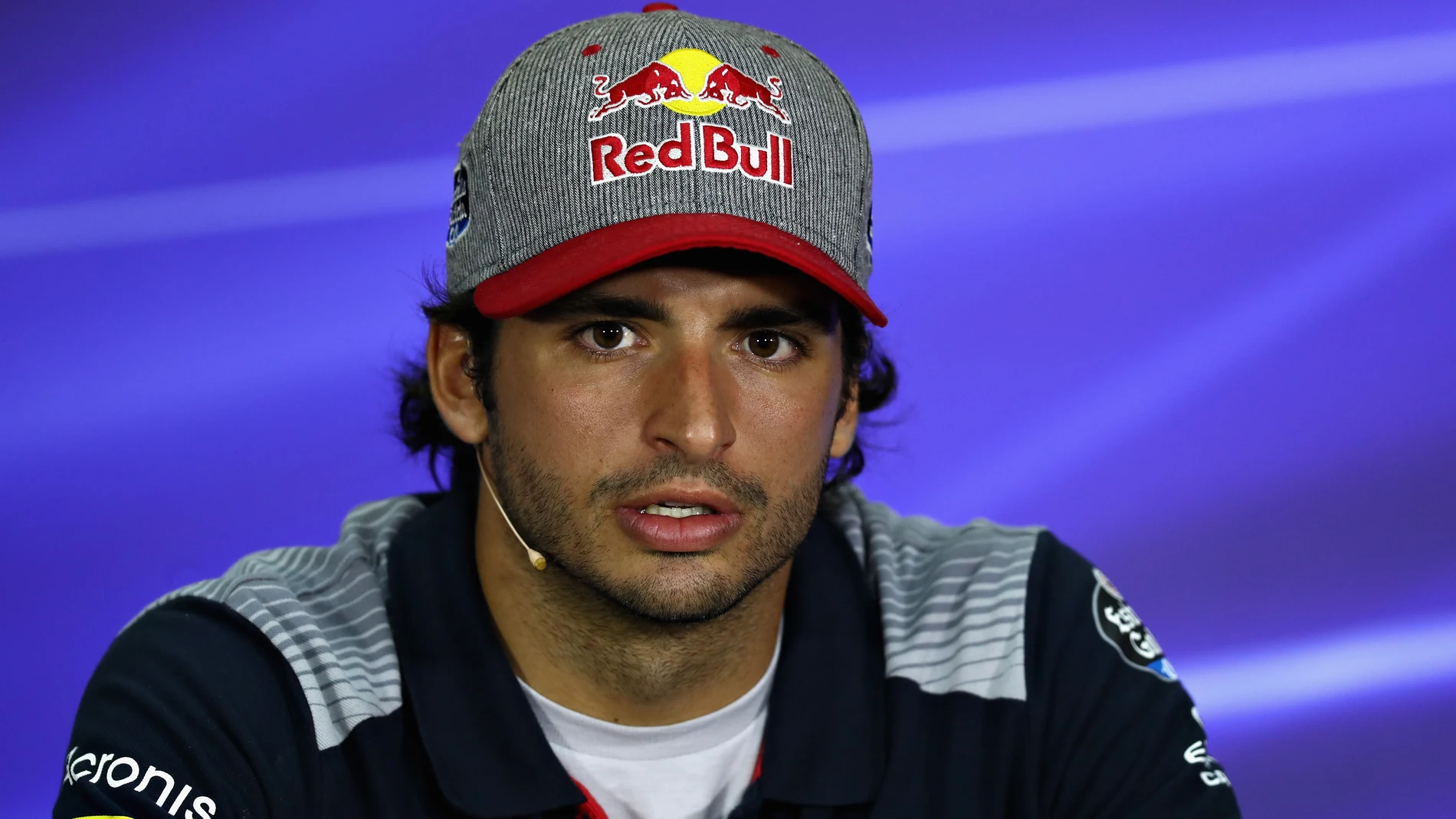 Carlos Sainz en rueda de prensa