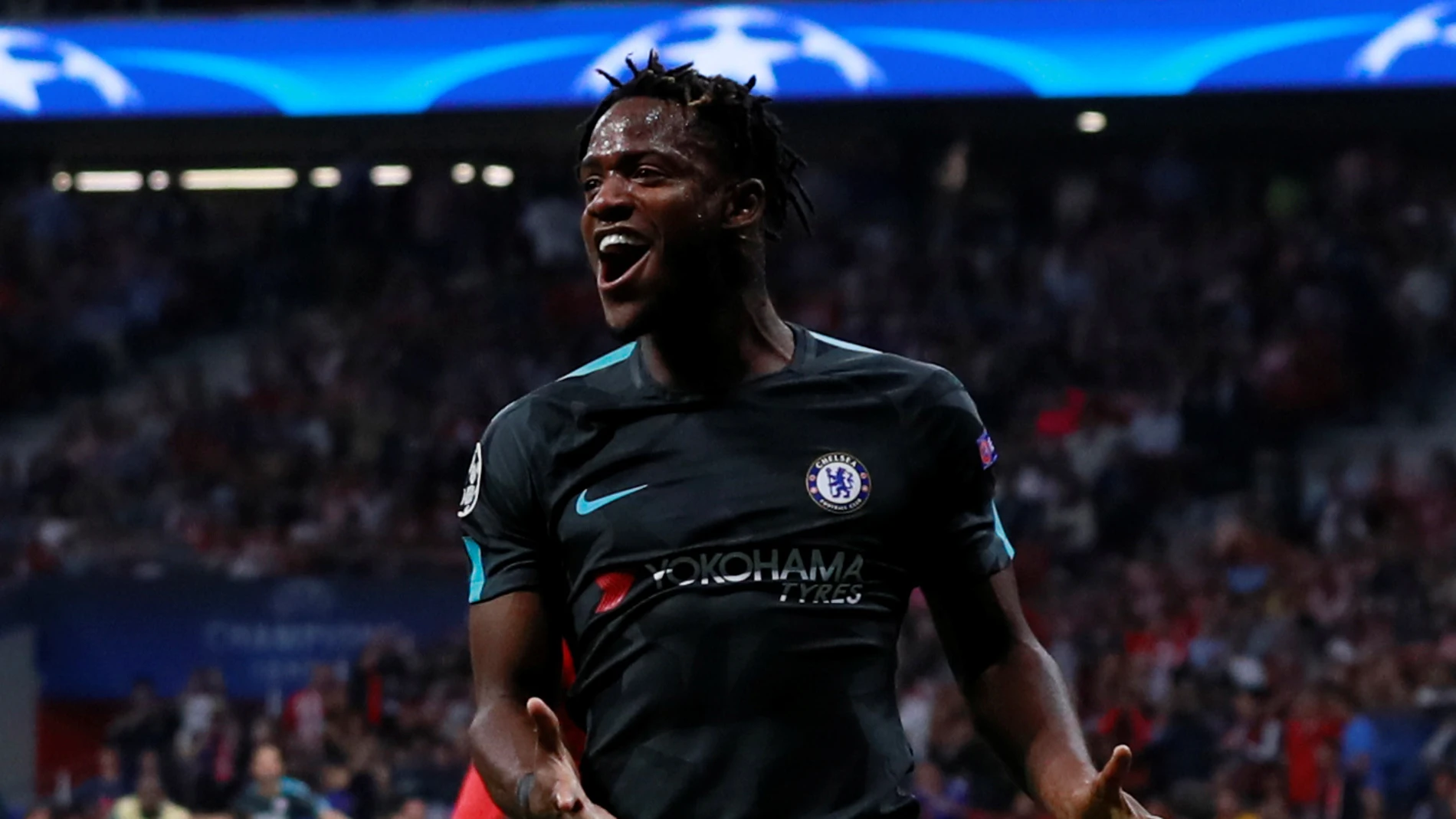 Batshuayi en el Wanda Batshuayi en el Wanda