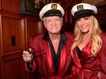 Hugh Hefner y Crystal Hefner Hugh Hefner y Crystal Hefner