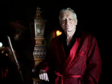 El fundador de Playboy, Hugh Hefner El fundador de Playboy, Hugh Hefner