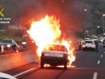 Accidente múltiple en la A-2 a la altura de Pallejà Accidente múltiple en la A-2 a la altura de Pallejà
