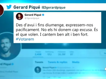 Gerard Piqué se posiciona a favor del referéndum catalán: "Votaremos" Gerard Piqué se posiciona a favor del referéndum catalán: "Votaremos"