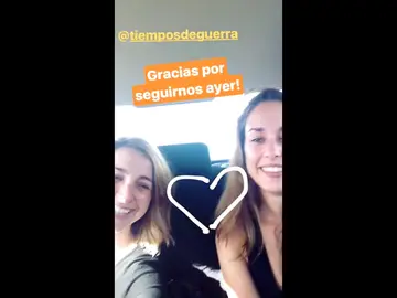 Anna Moliner y Silvia Alonso, agradecidas por los buenos datos de audiencia de 'Tiempos de guerra' Anna Moliner y Silvia Alonso, agradecidas por los buenos datos de audiencia de 'Tiempos de guerra'