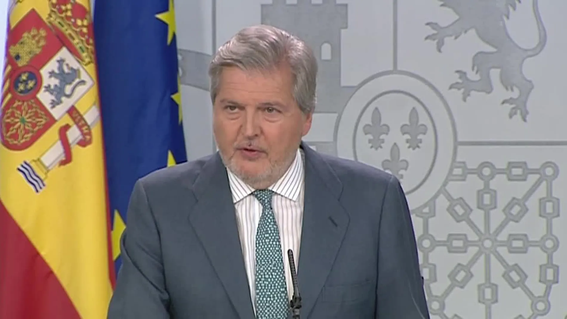 El portavoz del Gobierno, Iñigo Méndez de Vigo El portavoz del Gobierno, Iñigo Méndez de Vigo