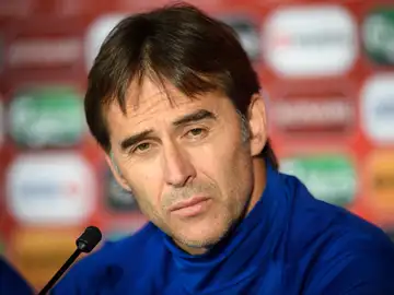 Lopetegui en rueda de prensa Lopetegui en rueda de prensa