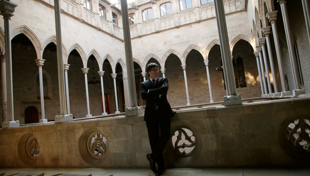 El presidente de la Generalitat, Carles Puigdemont
