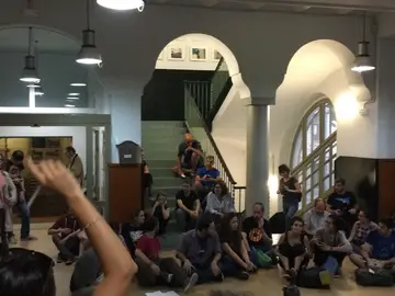 Concentraciones en un instituto antes del 1-O Concentraciones en un instituto antes del 1-O