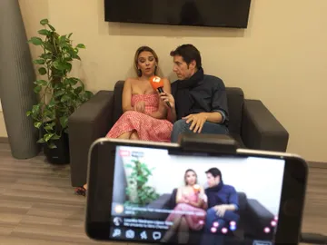 Chenoa y Manel Fuentes en un Facebook Live Chenoa y Manel Fuentes en un Facebook Live