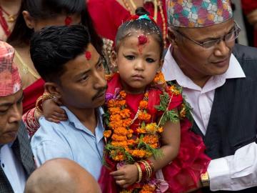 La nueva diosa viviente Kumari Trishna Shakya
