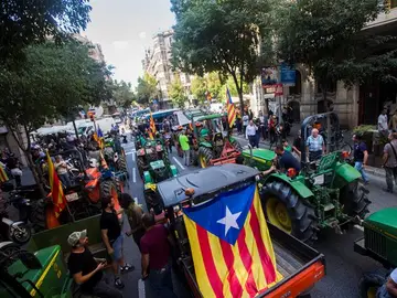 Marchas de tractores en Cataluña Marchas de tractores en Cataluña
