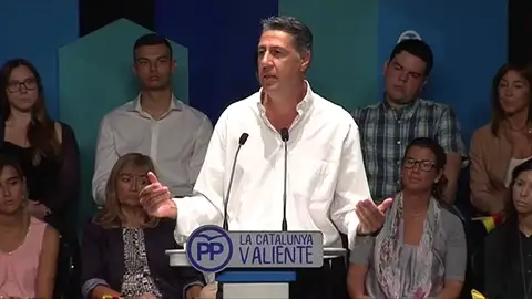Albiol: "No vamos a pedir perdón a Puigdemont por sentirnos españoles y catalanes" Albiol: "No vamos a pedir perdón a Puigdemont por sentirnos españoles y catalanes"