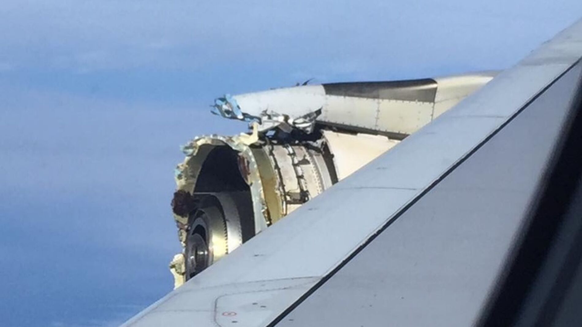 Motor calcinado del Airbus