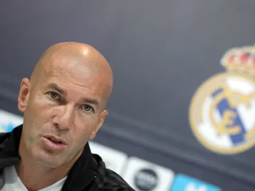 Zinedine Zidane, en rueda de prensa Zinedine Zidane, en rueda de prensa
