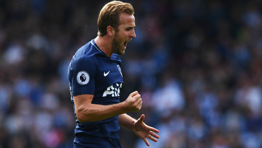 Kane celebra un gol