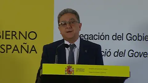 Delegado del Gobierno: "El objetivo de la policía no son las personas, es el material electoral" Delegado del Gobierno: "El objetivo de la policía no son las personas, es el material electoral"