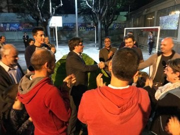 Carles Puigdemont, president de la Generalitat, en Girona