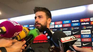Piqué, entre lágrimas: 
