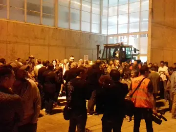 Pabellón de Sant Julià de Ramis, (Girona), el colegio electoral donde prevé votar el presidente de la Generalitat, Carles Puigdemont Pabellón de Sant Julià de Ramis, (Girona), el colegio electoral donde prevé votar el presidente de la Generalitat, Carles Puigdemont