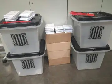 Urnas confiscadas Urnas confiscadas