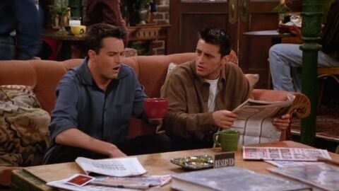El sofá de Central Perk estaba reservado