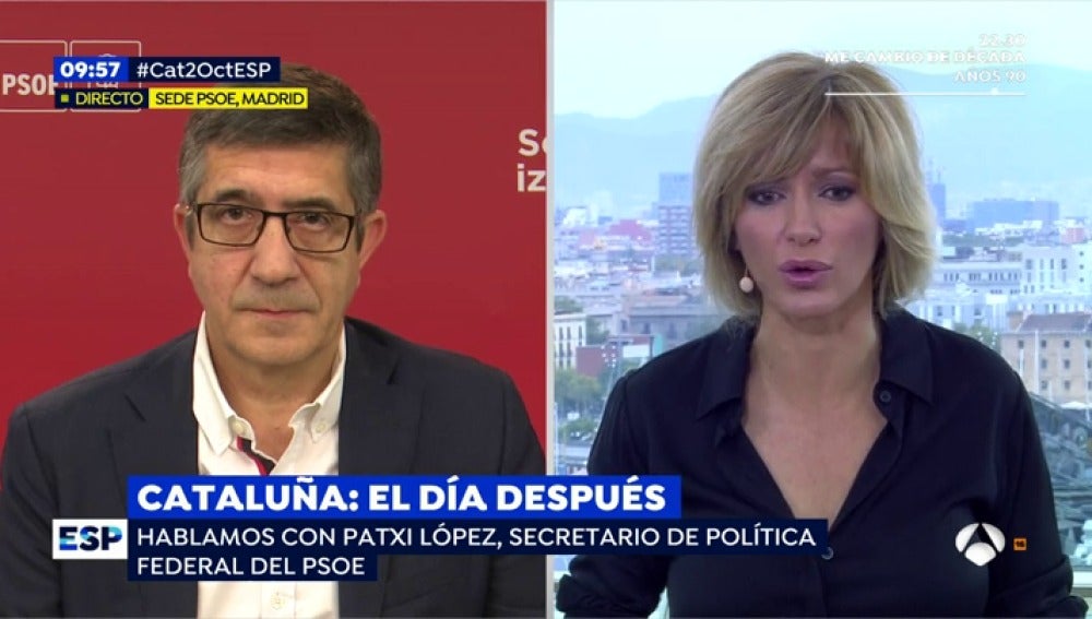 Patxi López: "Ayer fue un día muy triste y preocupante para la democracia"