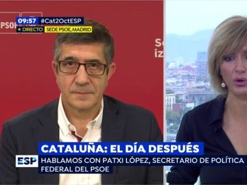 Patxi López: "Ayer fue un día muy triste y preocupante para la democracia"