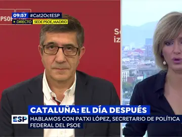 Patxi López: "Ayer fue un día muy triste y preocupante para la democracia" Patxi López: "Ayer fue un día muy triste y preocupante para la democracia"